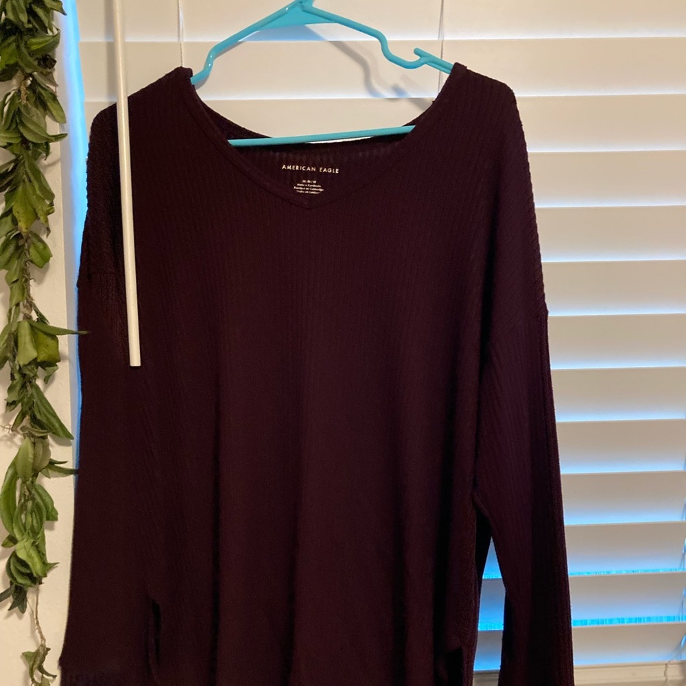 American Eagle Maroon Top